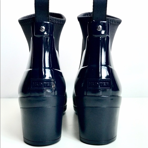 LAST! NWT 5 Star Hunter Slim Refined Mid Heel Rain - Picture 5 of 8